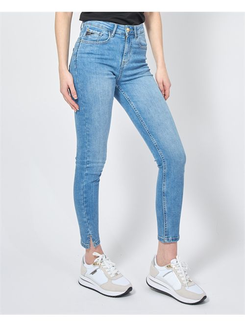 Jeans donna Yes Zee in cotone modello leggings YES ZEE | P377-X918J712